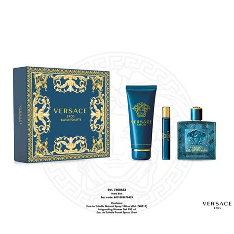 Versace Eros Pour Homme Edt Set .